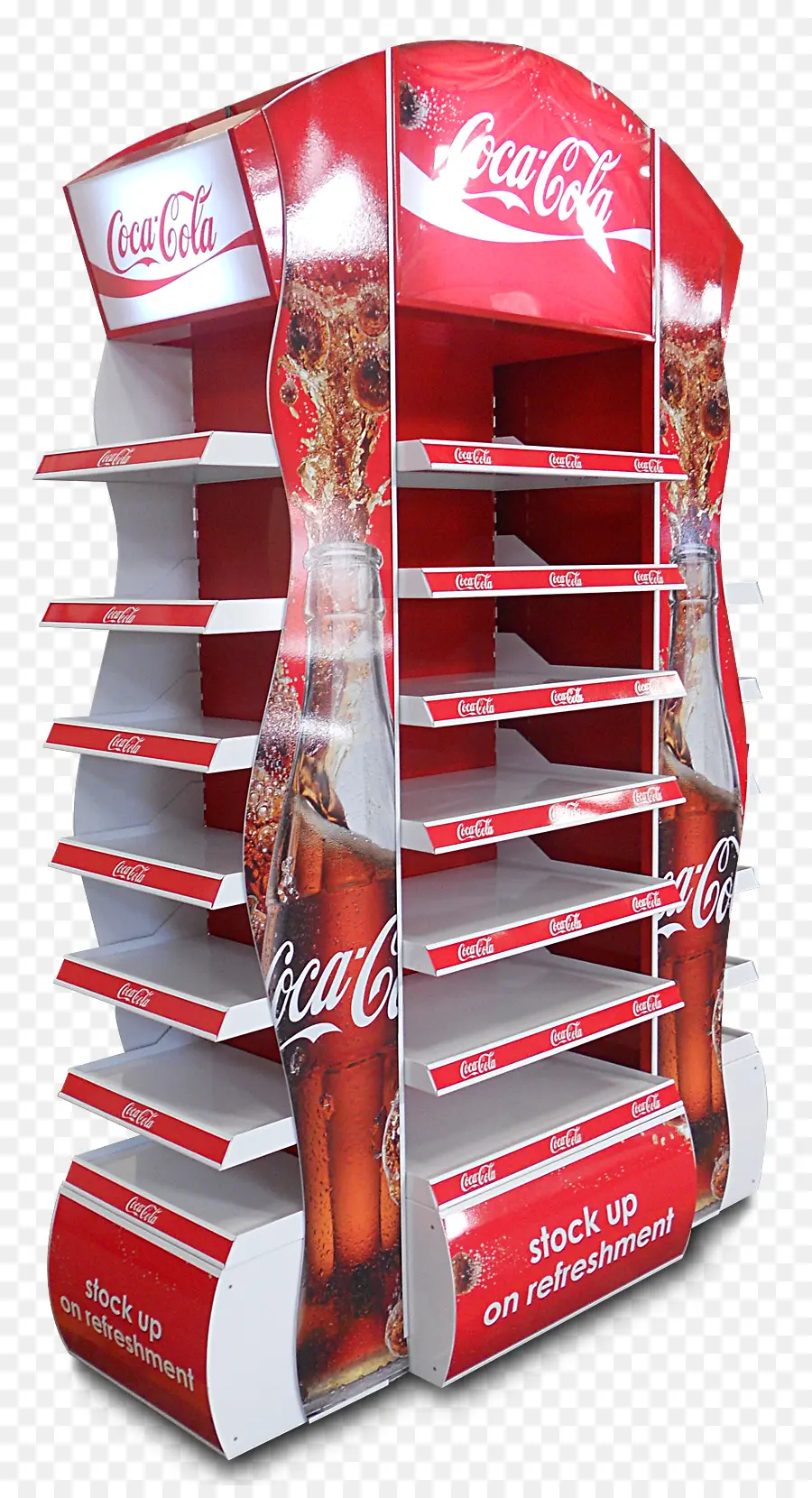 Expositor Coca Cola，Prateleiras PNG