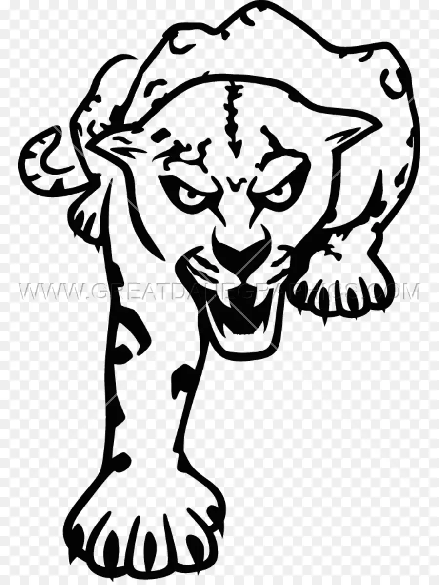 Leopardo，Agachado PNG