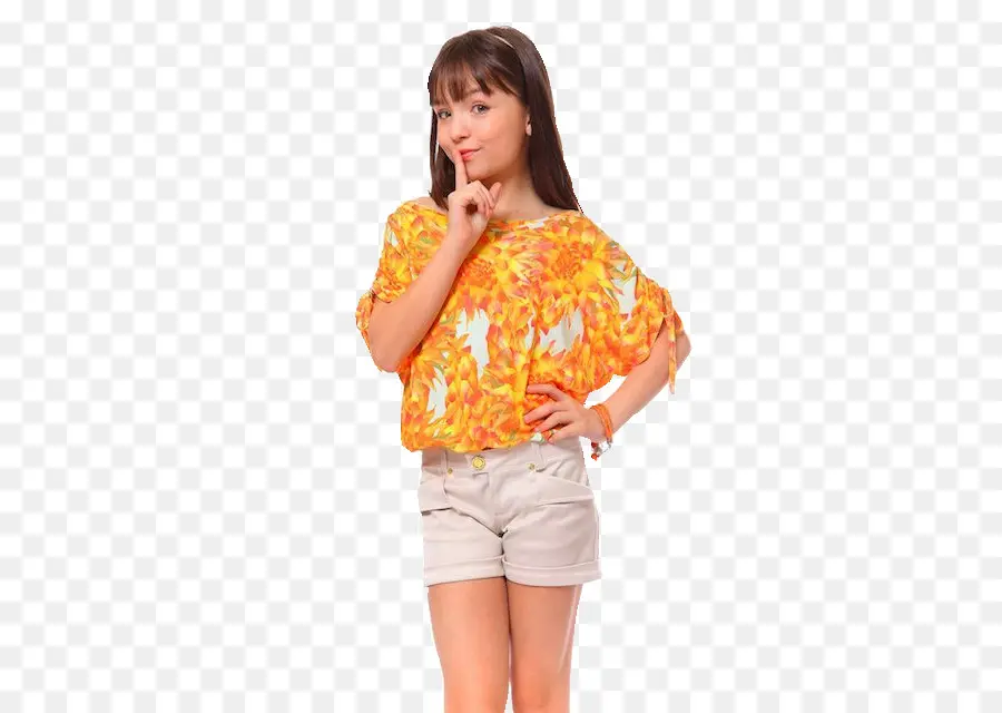 Garota De Camisa Laranja，Criança PNG