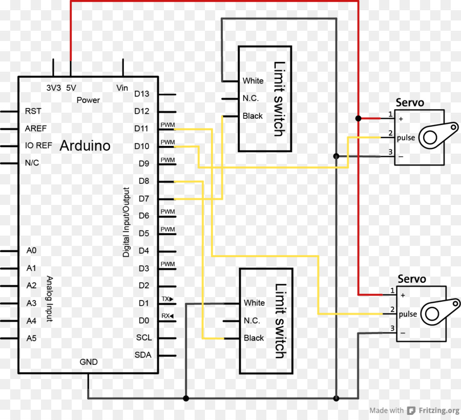 Arduino，Circuito Eletrônico PNG
