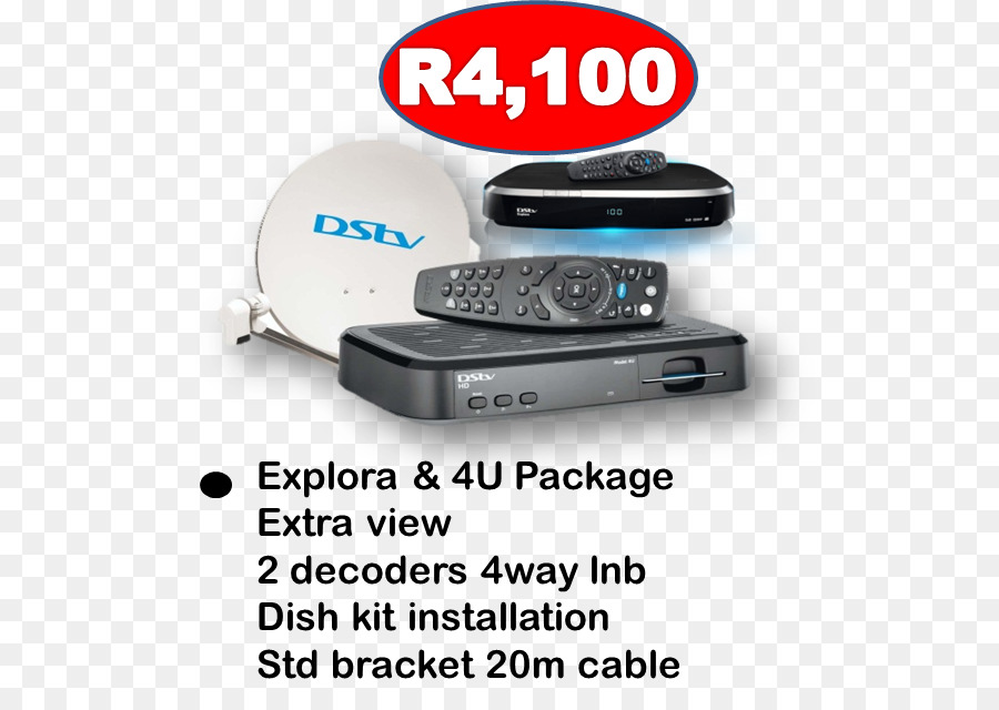 Pacote Dstv，Decodificadores PNG