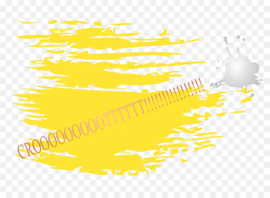 Respingo Amarelo，Pintar PNG