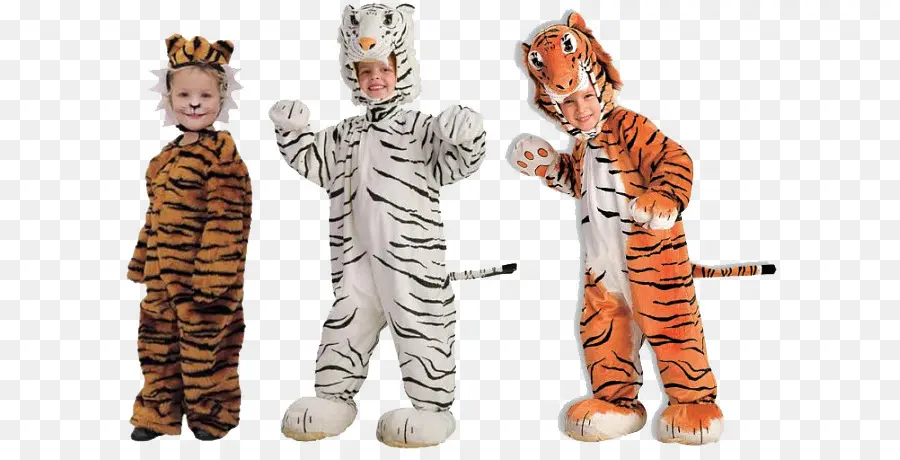 Crianças Fantasiadas De Tigre，Fantasias PNG