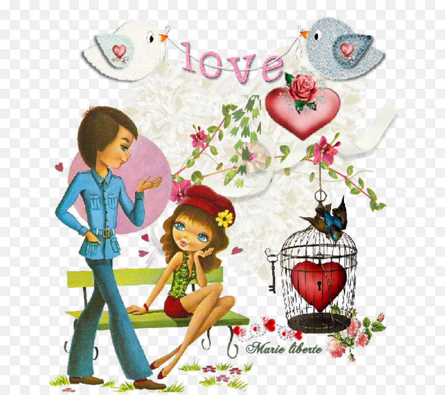  Amor Cartoon  Casal png transparente gr tis