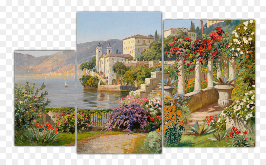 Artfrescos，O Lago De Como PNG