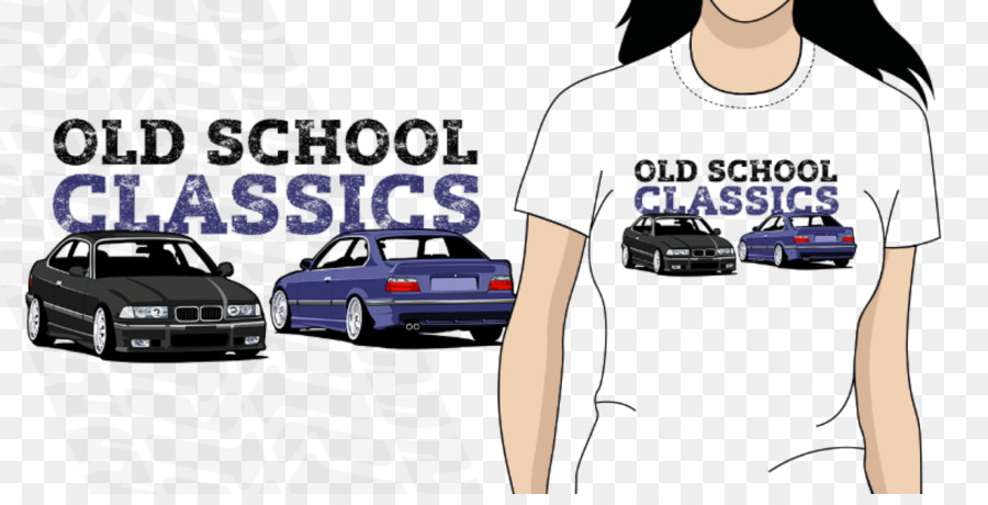 Camiseta Clássica Da Velha Escola，Carros PNG