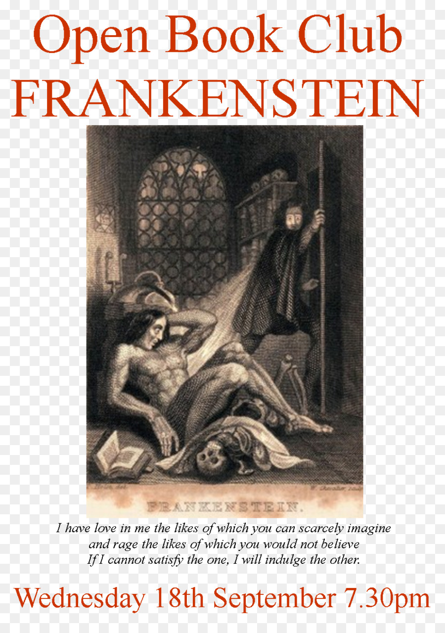 Cartaz Do Clube Do Livro，Frankenstein PNG