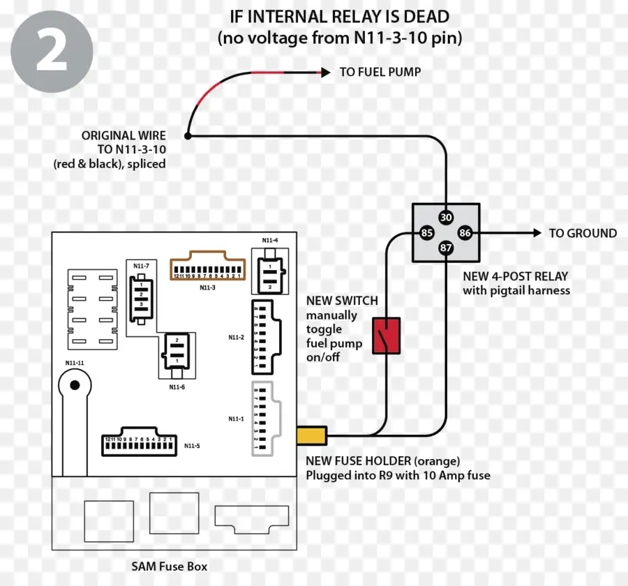 Diagrama Do Relé Da Bomba De Combustível，Bomba De Combustível PNG