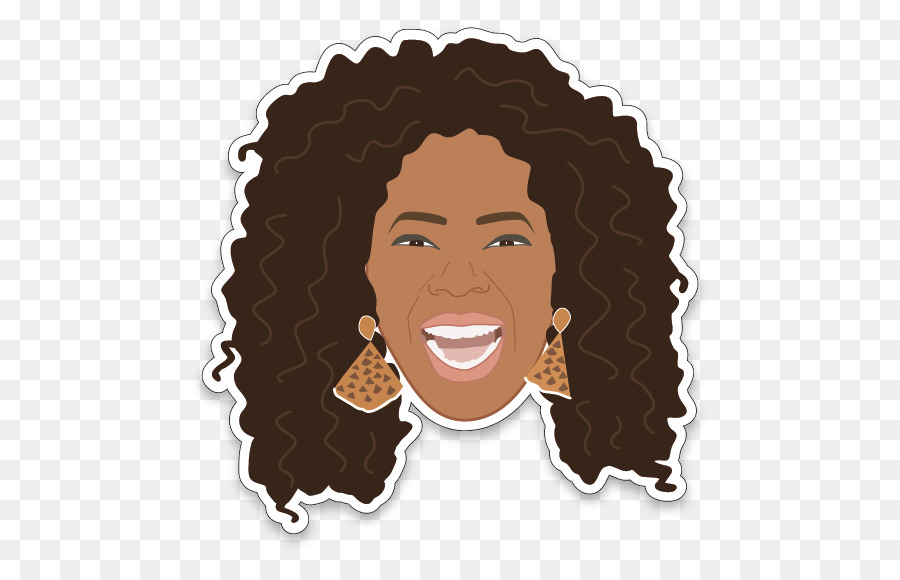 Mulher De Cabelo Cacheado，Sorrindo PNG