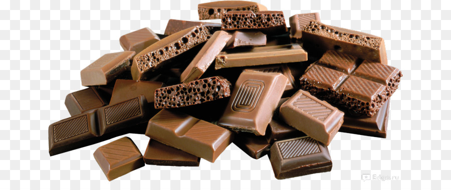 Pedaços De Chocolate，Doce PNG