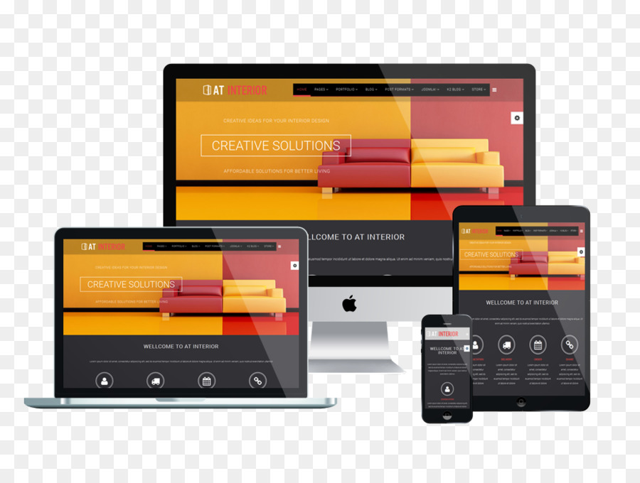 Responsive Web Design，Sistema Modelo De Web PNG