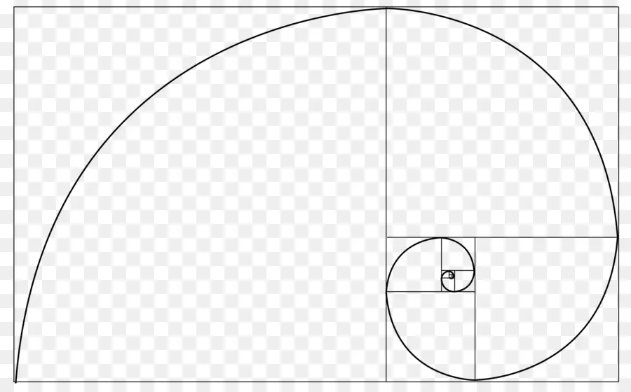 Proporção Áurea，Espiral PNG