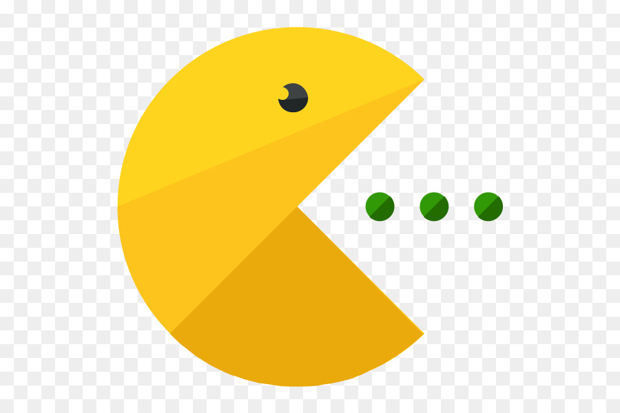 Pac Man Amarelo，Videogame PNG