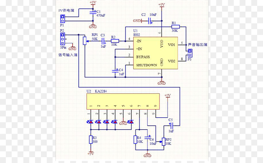 Diagrama De Circuito，Esquemático PNG