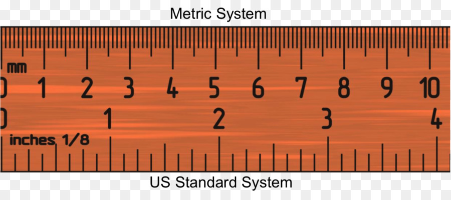 Régua，Polegadas PNG