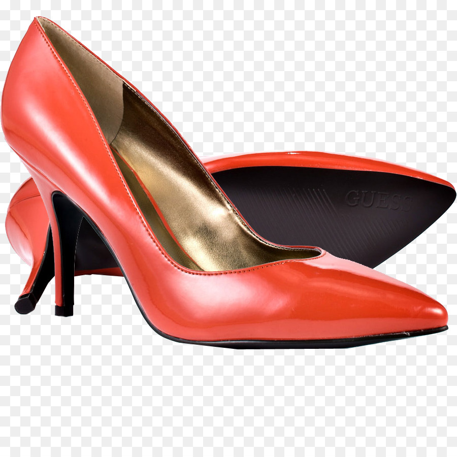 Salto Alto Vermelho，Sapato PNG