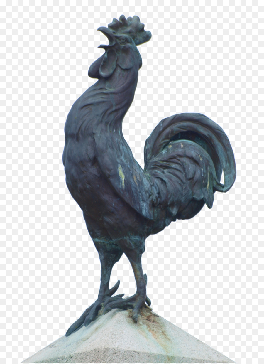 Estátua Do Galo，Bronze PNG