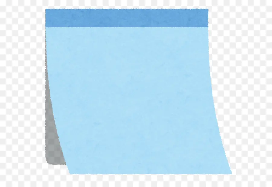 Nota Adesiva Azul，Papel PNG