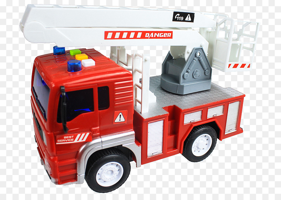 Caminhão De Bombeiros Vermelho，Brinquedo PNG