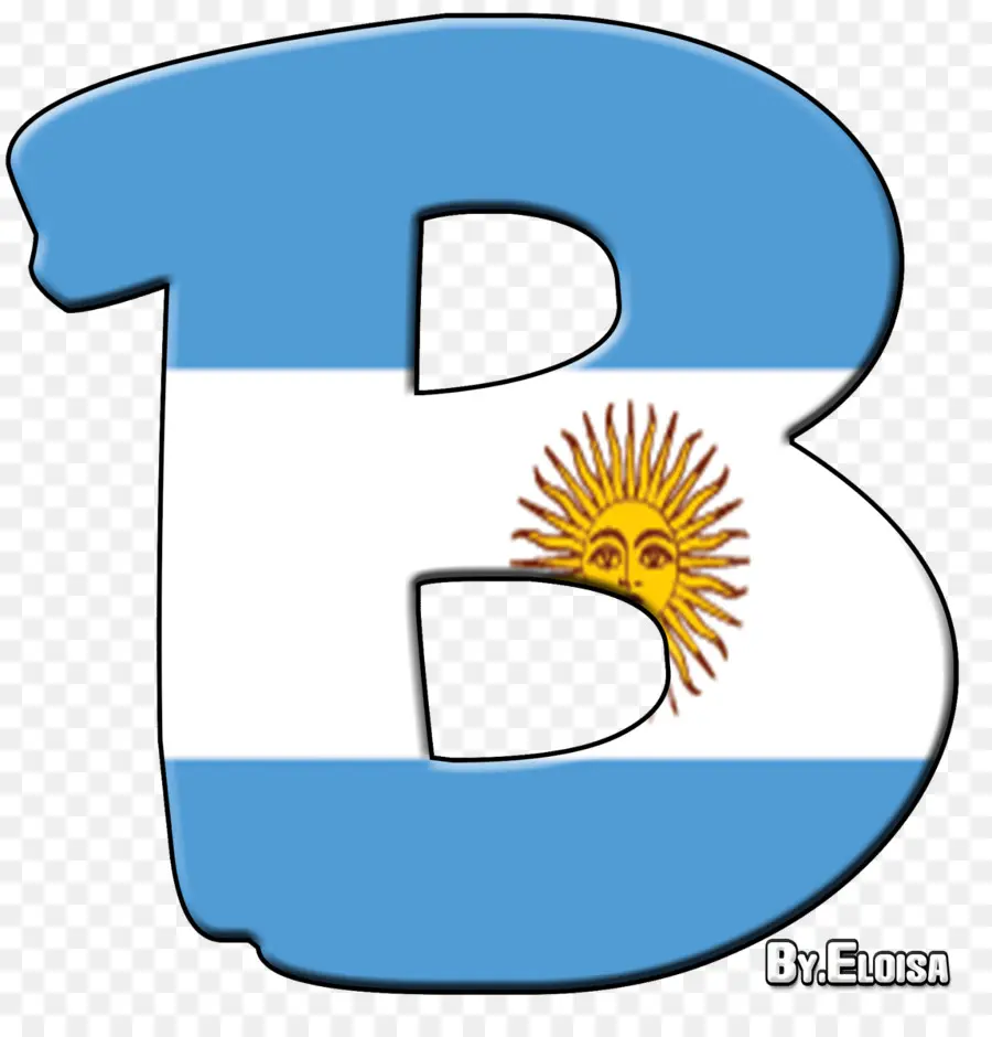 Letra B，Argentina PNG