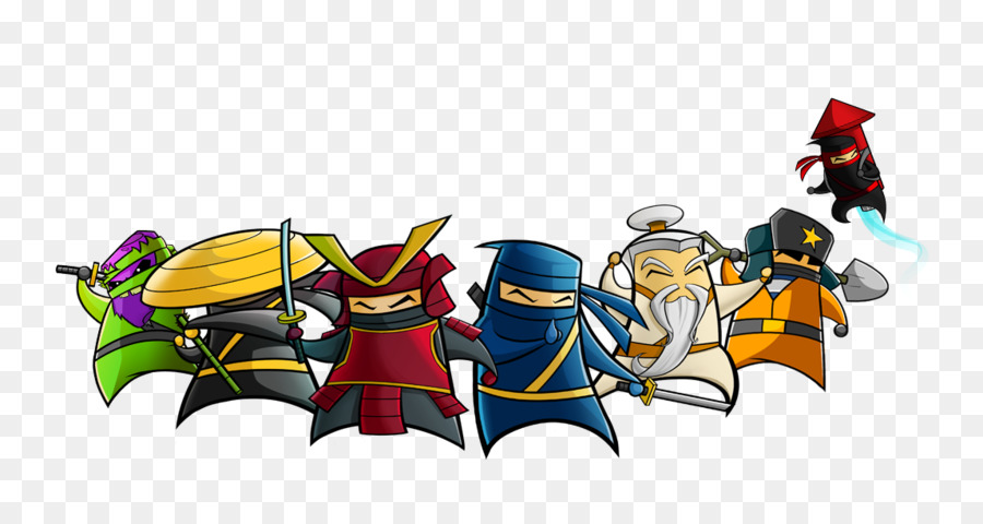 Personagens Ninjas，Desenho Animado PNG