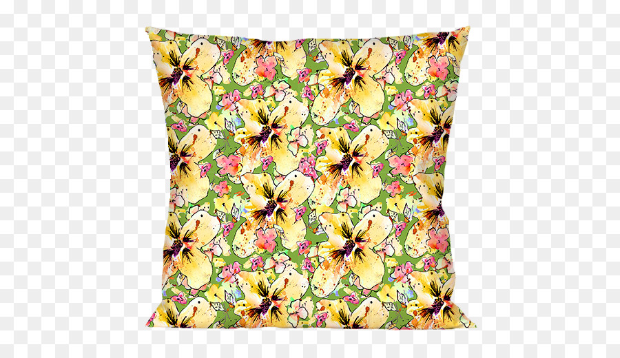 Lançar Travesseiros，Design Floral PNG