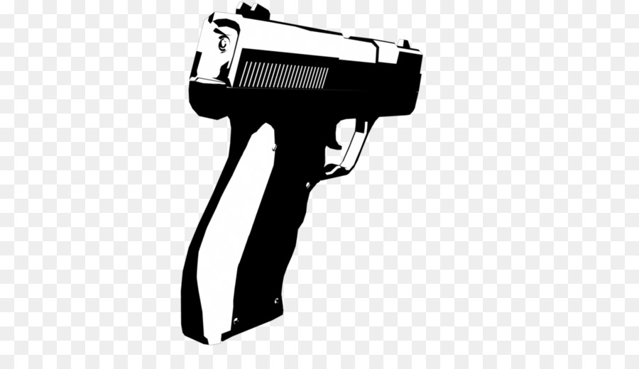 Arma Preto E Branco，Pistola PNG