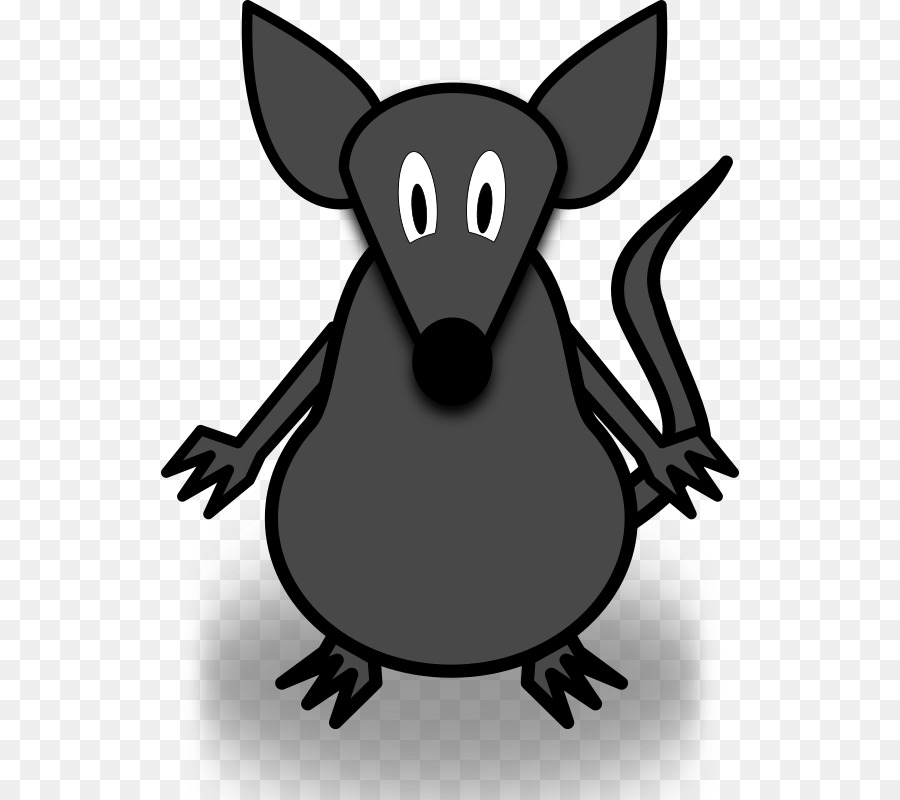 Rato Preto，Desenho Animado PNG