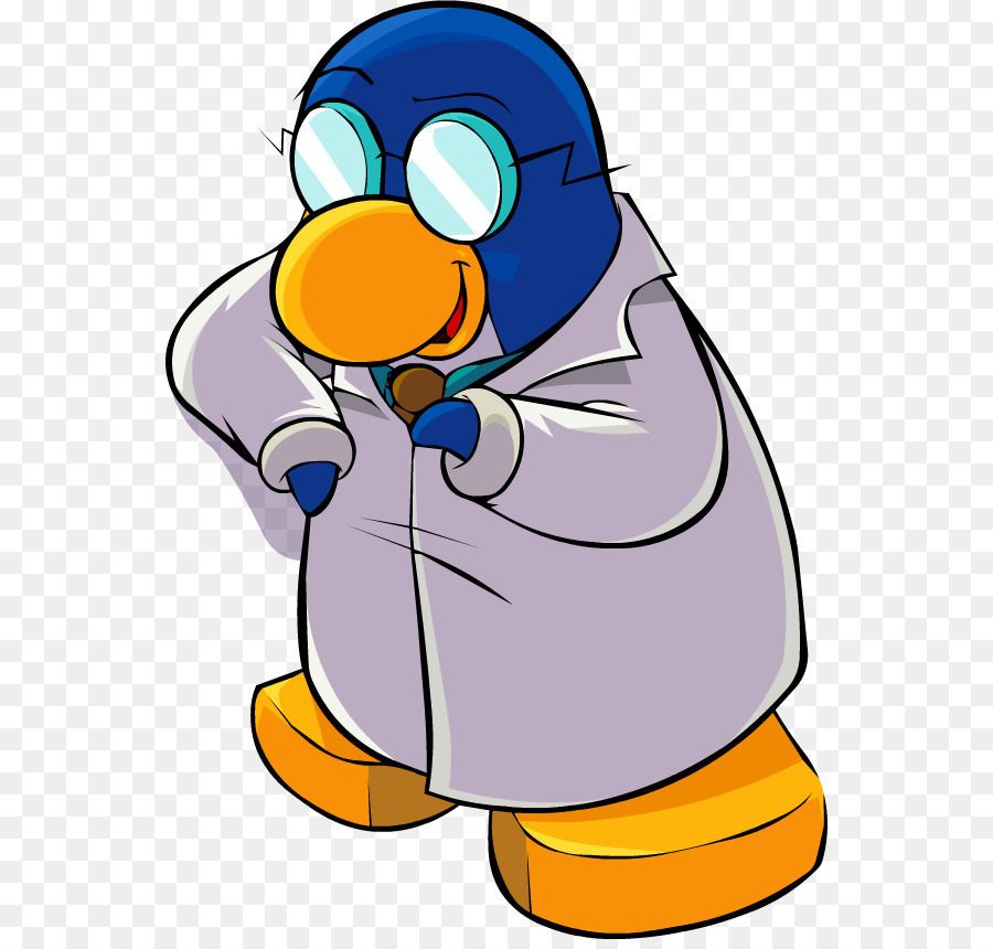 Cientista Pinguim，Jaleco PNG