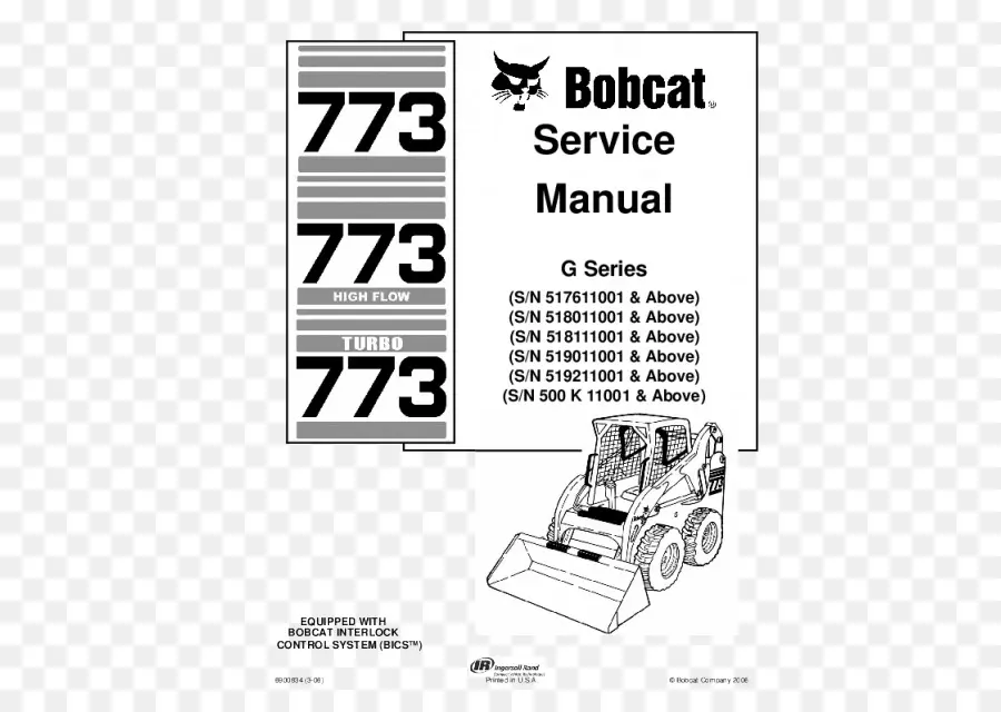 Manual De Serviço Bobcat，Equipamento PNG