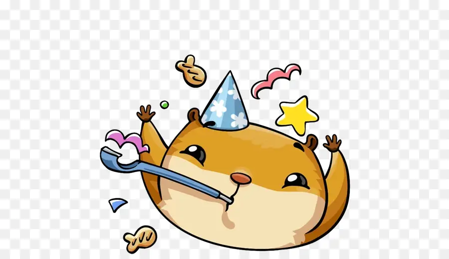 Hamster De Festa，Desenho Animado PNG