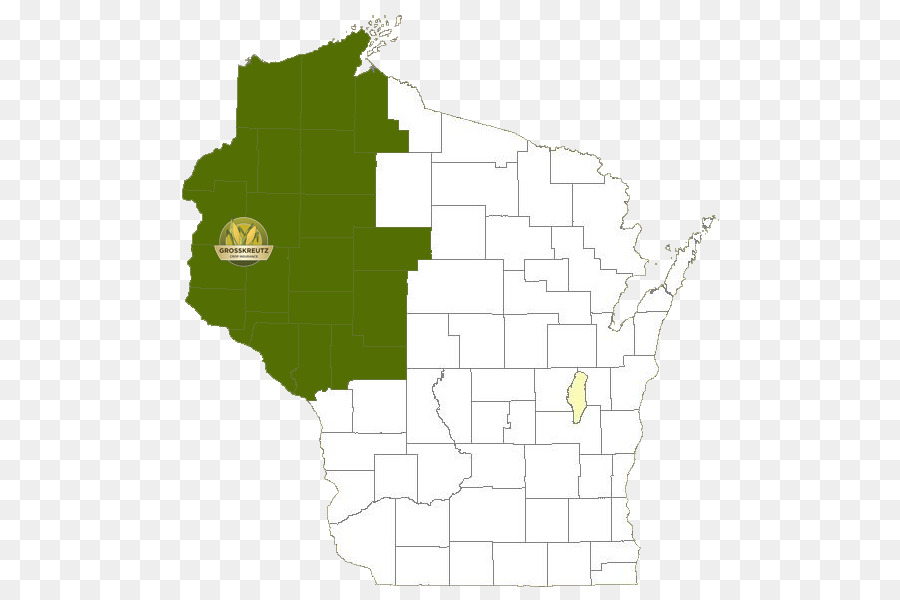 Wisconsin，Mapa PNG