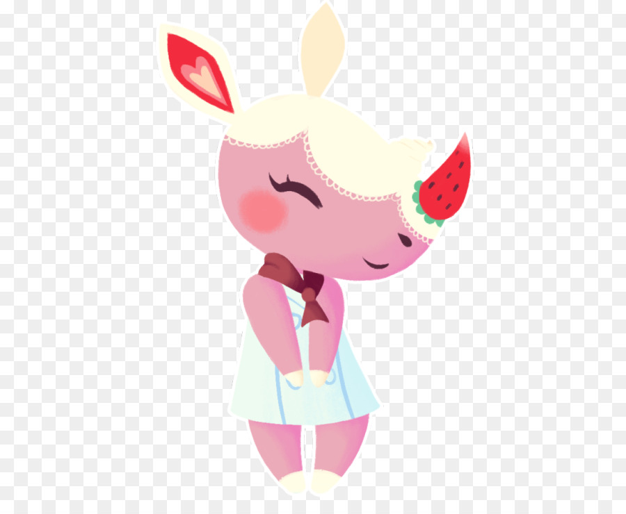 Personagem Animal Fofo，Rosa PNG