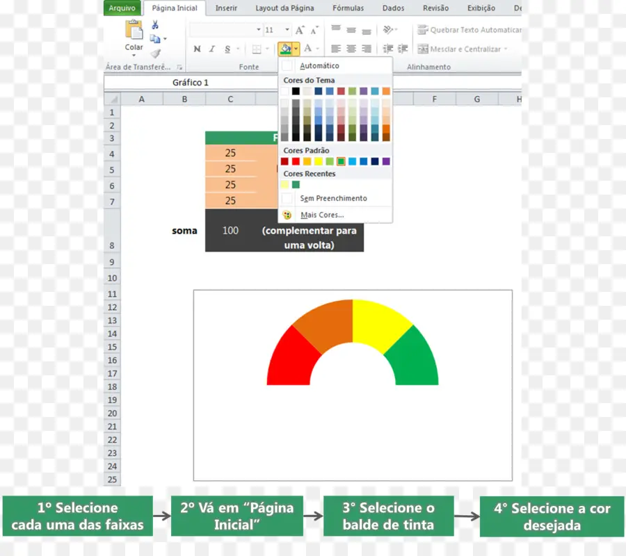 Seleção De Cores Do Excel，Planilha PNG