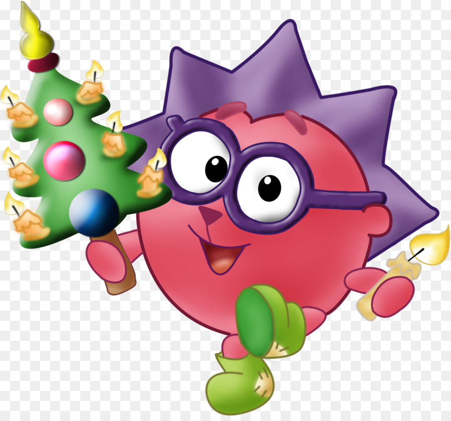 Personagem Animado Com árvore De Natal，Copos PNG