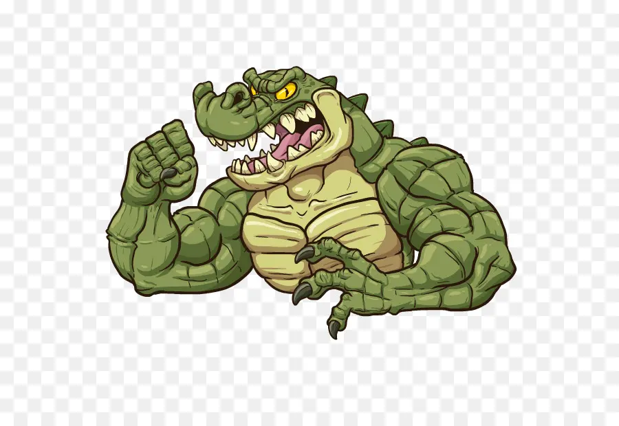 Crocodilo，Cartoon PNG