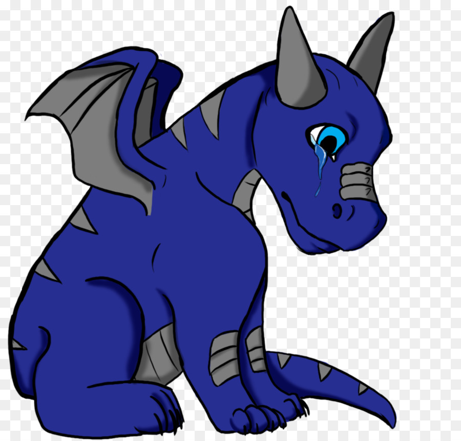 Dragão Azul，Bonitinho PNG