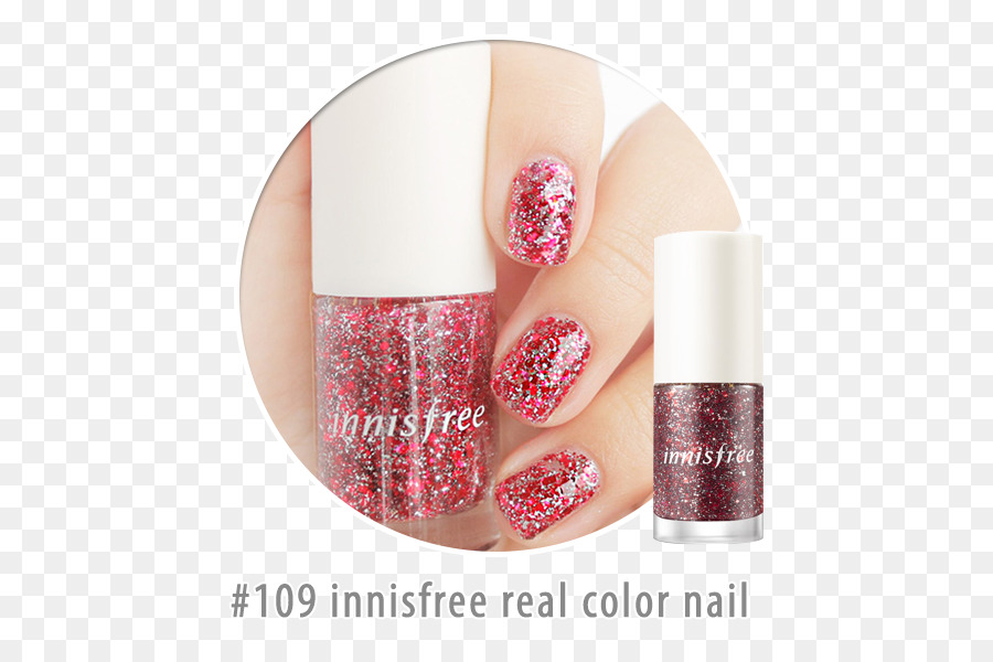 Esmalte Com Glitter Vermelho，Arte De Unhas PNG