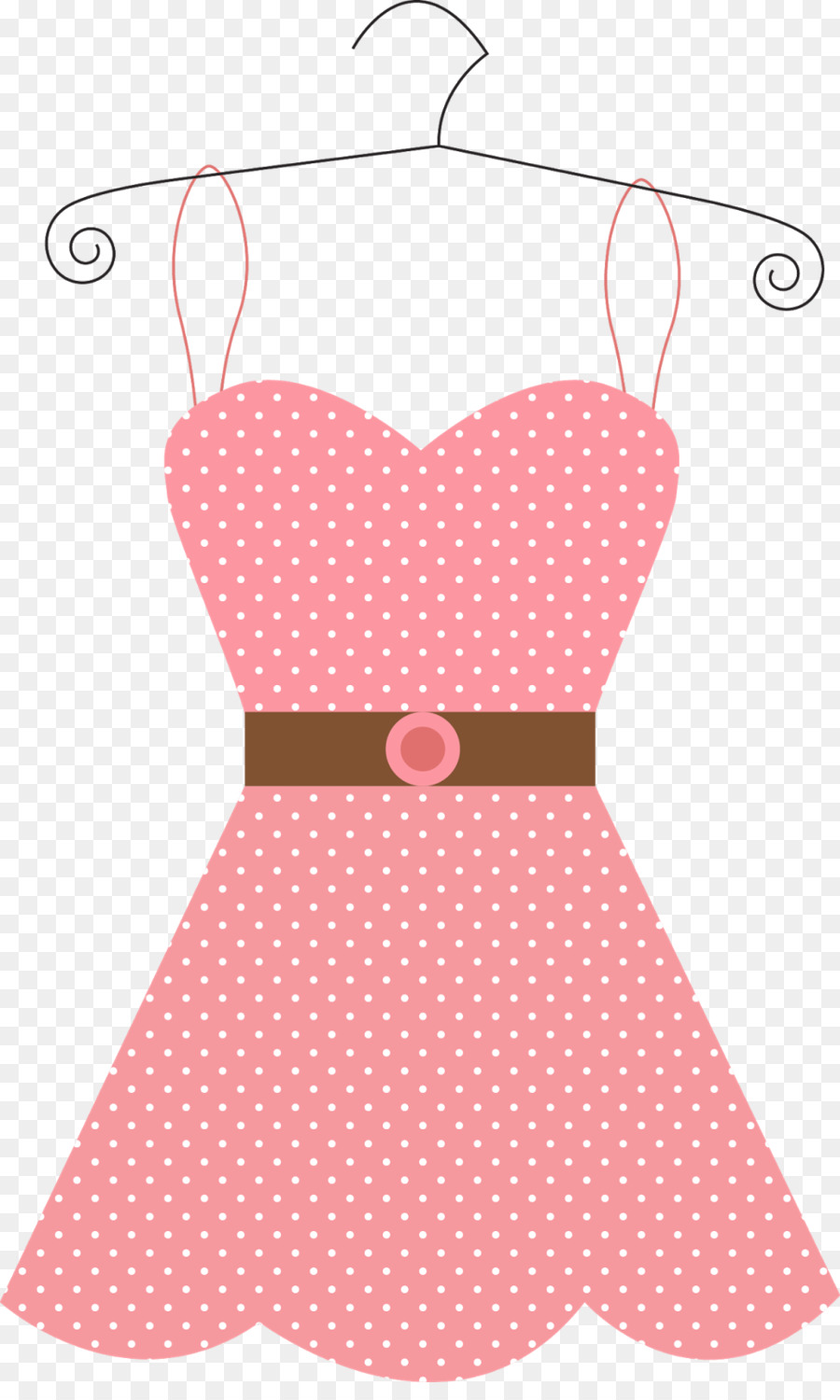 Vestido Rosa，Cabide PNG