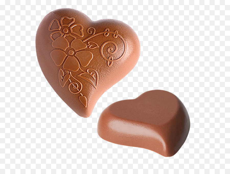 Chocolate Coração，Doce PNG