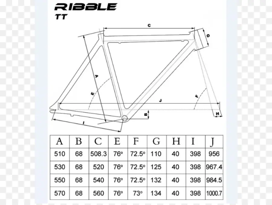 Quadro De Bicicleta，Medições PNG