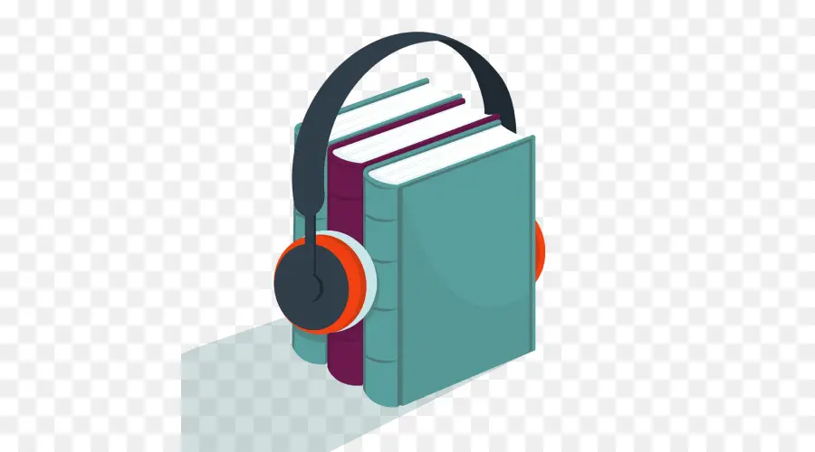 Livros Com Fones De Ouvido，Audiolivros PNG