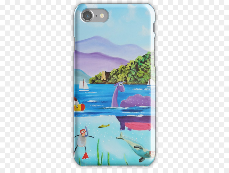 Loch Ness，Pintura PNG