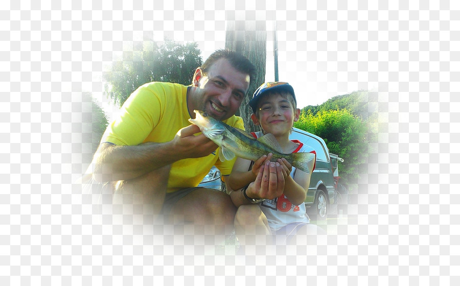 Pai E Filho Pescando，Peixe PNG