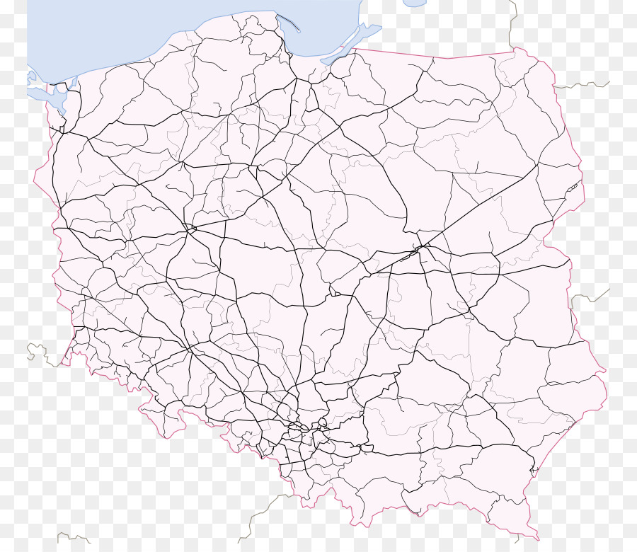 Transporte Ferroviário，Polónia PNG