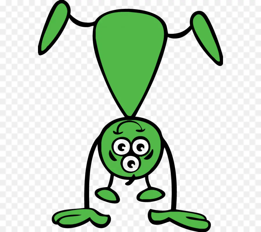 Alienígena Verde，Desenho Animado PNG