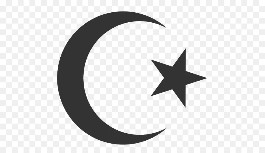 Estrela E Crescente，Símbolos Do Islã PNG