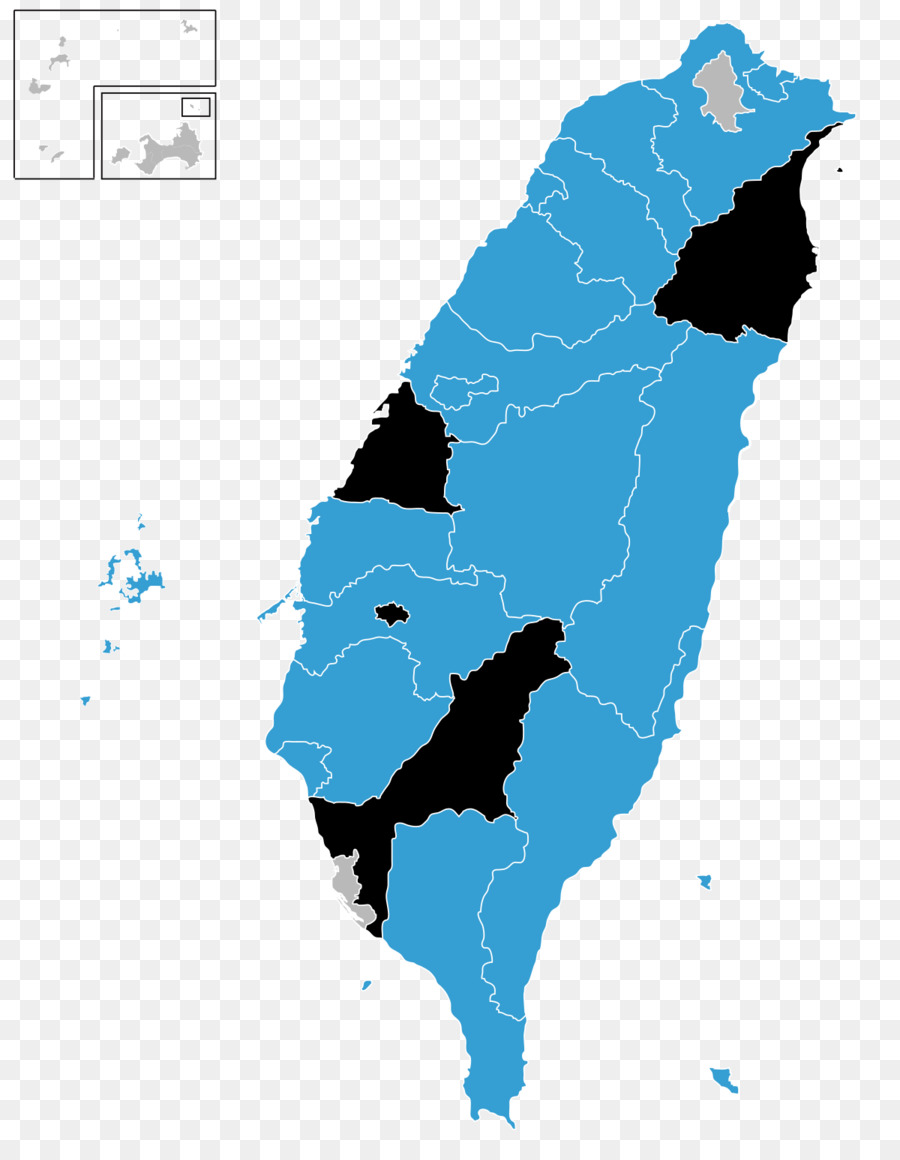 Mapa De Taiwan，País PNG