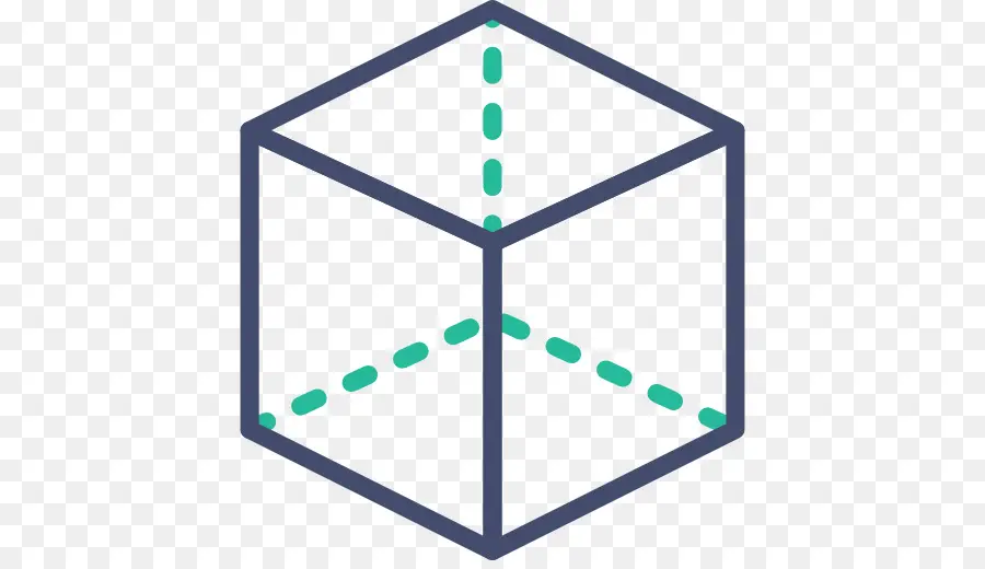 Cubo 3d，Geometria PNG