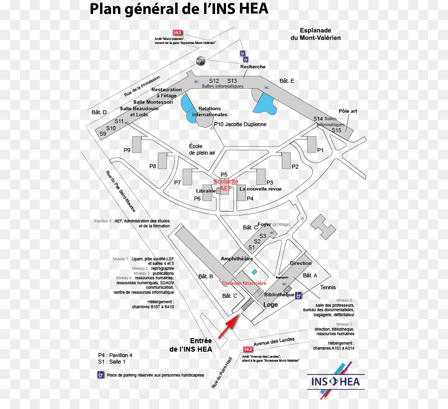 Mapa Do Campus，Ins Hea PNG